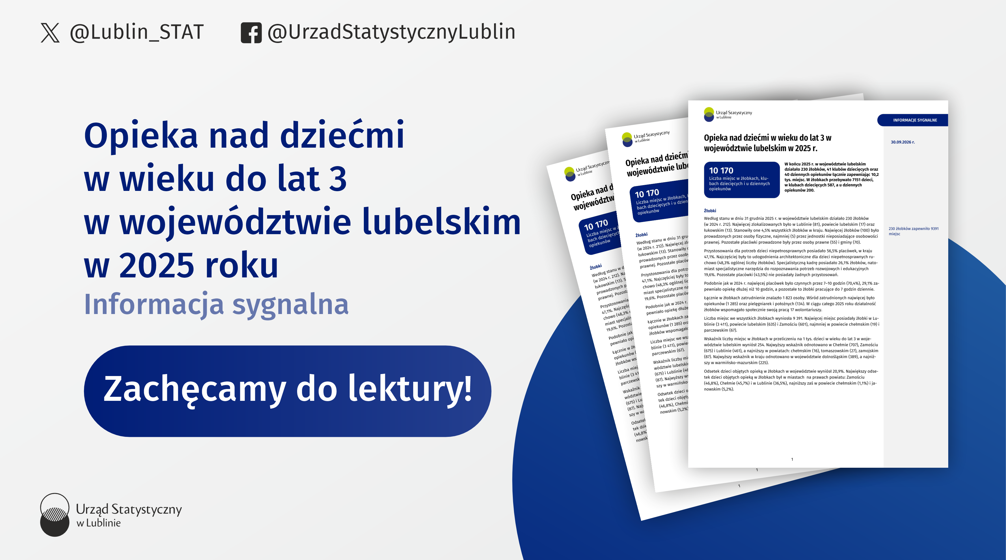  Opieka nad dziećmi w wieku do lat 3 w województwie lubelskim w 2025 r. 